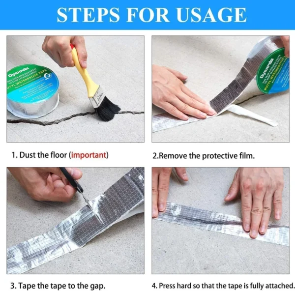 Water Proof Butyl Rubber Aluminum Foil Tape - Image 4