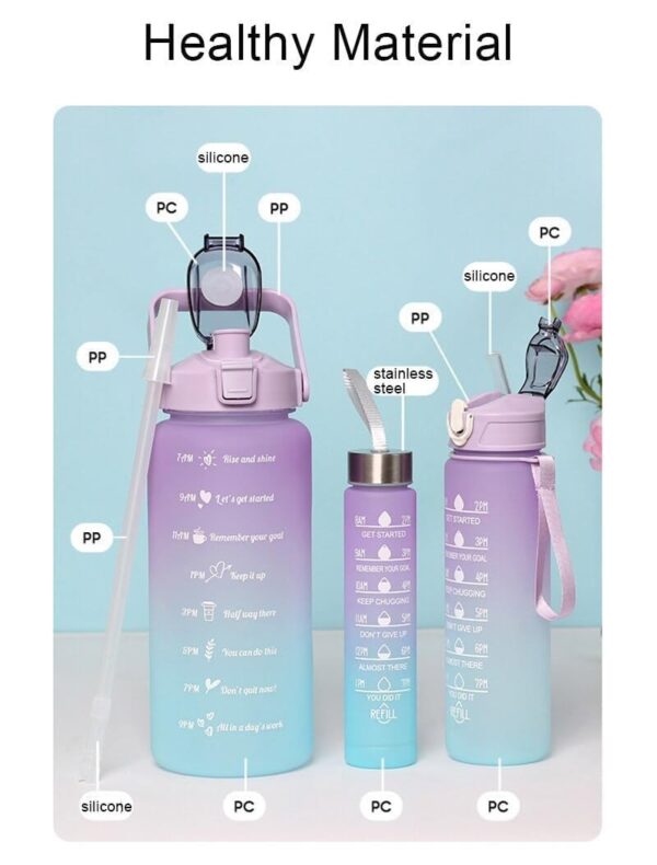 3pcs Water Bottle set - Image 4