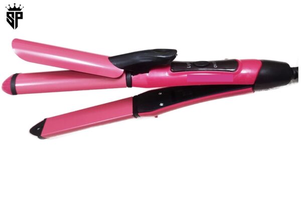 Girl's, Women's and Men's 2 in 1 Straightener Curler - Image 7