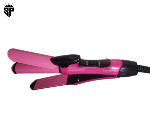 Girl's, Women's and Men's 2 in 1 Straightener Curler - Image 6