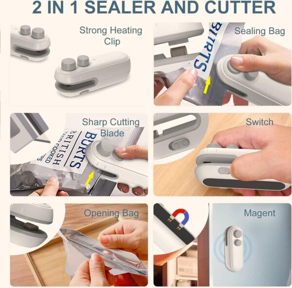 Portable Mini Sealing Machine 2 in 1 - Image 5
