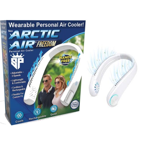 Portable Neck Fan, Hands Free Bladeless Fan - Image 4