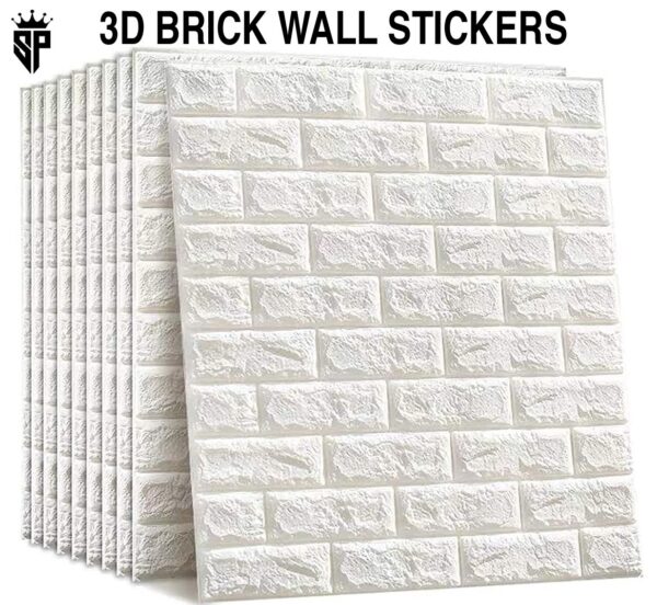 3D Brick Wallpaper - Self Adhesive PE Foam Brick Design