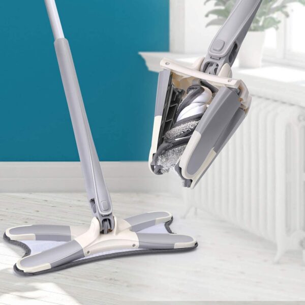 X Mop Shaped 360 Degree Rotatable Adjustable Cleaning Mop - Image 7