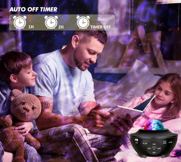 Galaxy Projector Lamp with Speaker - Image 3