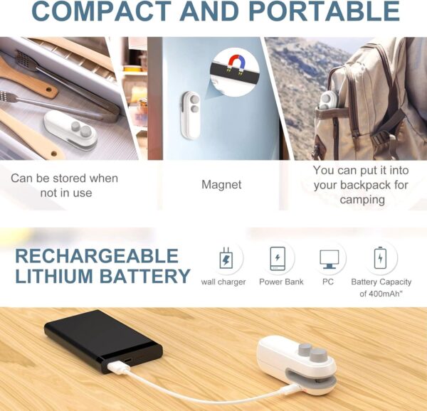 Portable Mini Sealing Machine 2 in 1 - Image 6