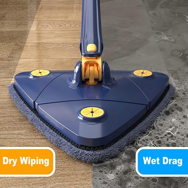 Triangle Mop 360? Rotatable Adjustable Cleaning Mop  with Stainless Steel - Image 6