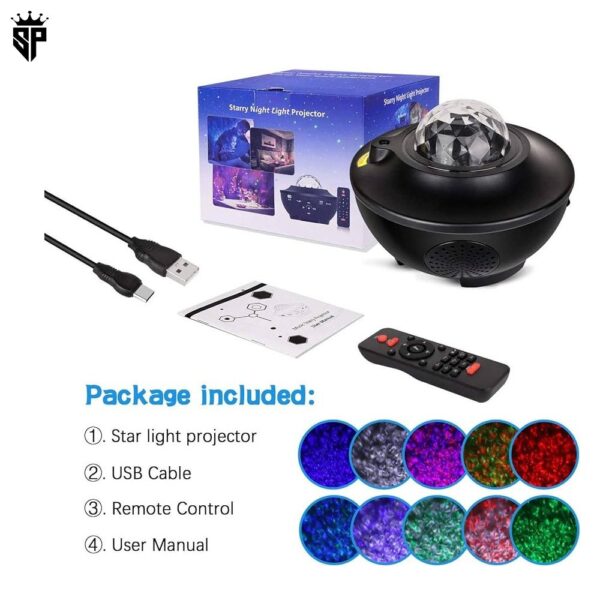 Galaxy Projector Lamp with Speaker