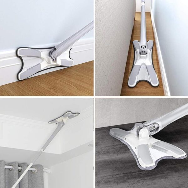 X Mop Shaped 360 Degree Rotatable Adjustable Cleaning Mop - Image 8